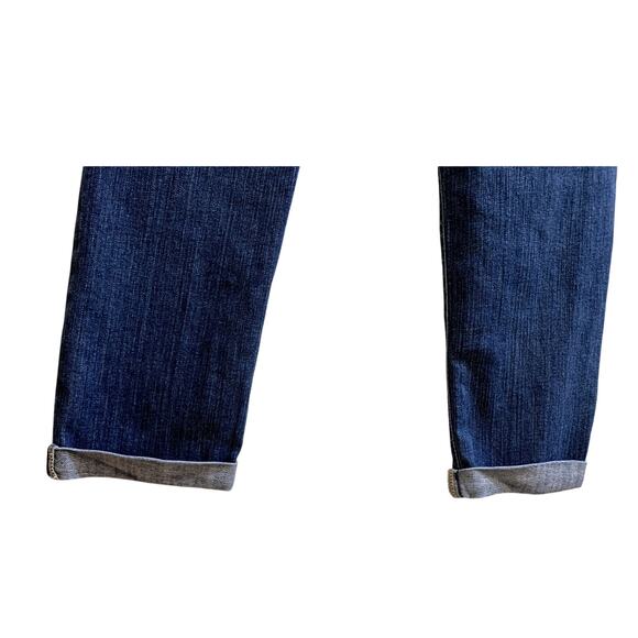 AG Adriano Goldschmied Women Jean 30R 33x26 Blue Stilt Roll Up Cigarette Low Ris - Picture 7 of 11